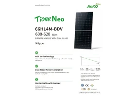 Солнечная панель JinkoSolar Tiger Neo 620W (JKM600-620N-66HL4M-BDV) - Фото: 2