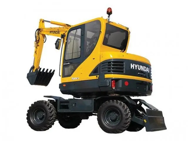 Фото мини-экскаватора Hyundai