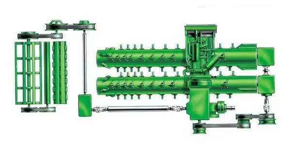 Схема МСУ зерноуборочного комбайна John Deere серии CTS