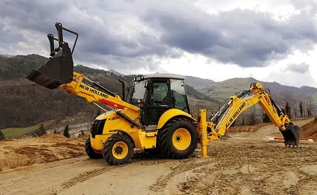 Фото экскаватор-погрузчик New Holland
