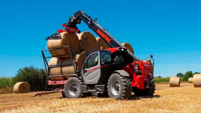 Телескопічний навантажувач Manitou Фото телескопічного навантажувача Manitou
