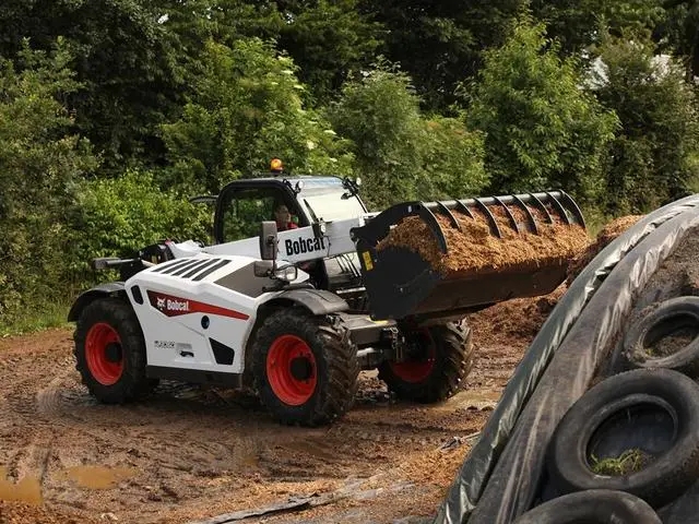 Телескопічний навантажувач Bobcat Фото телескопічного навантажувача Bobcat